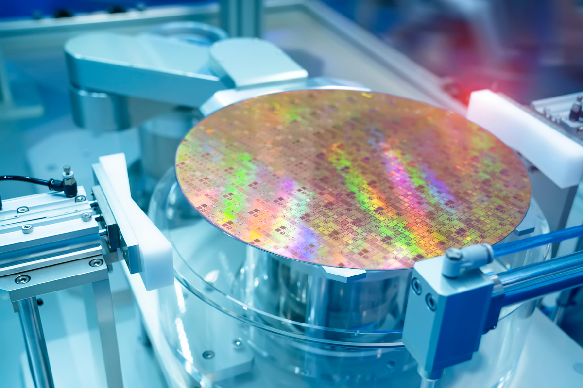 Semiconductor wafer fabrication — advanced logic and memory production